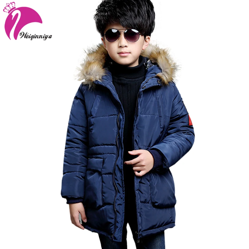 weiqinniya Boys Down Parkas Jackets Winter Down Coat For Boy Fashion Children Parka Fur Hooded Jacket For Boy Kids Thick Jackets weiqinniya Boys Down Parkas Jackets Winter Down Coat For Boy Fashion Children Parka Fur Hooded Jacket For Boy Kids Thick Jackets