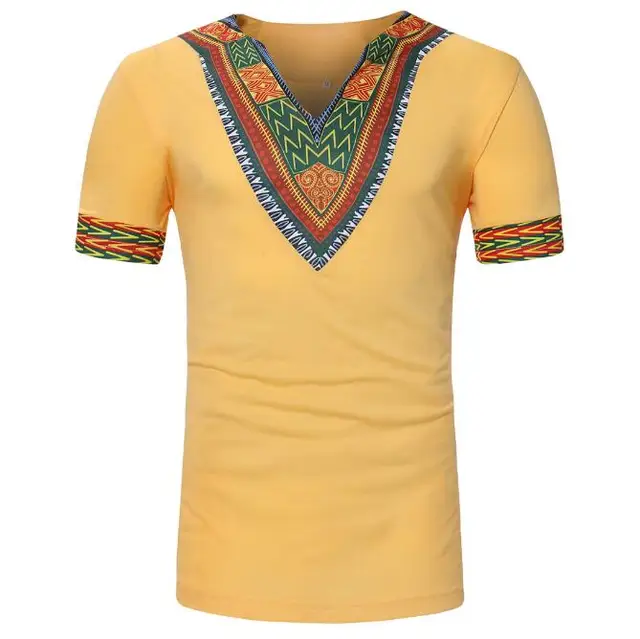 yellow red and blue shirt