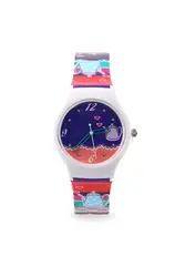 Лето 2019 г. новый бренд WL ms. студенческая мода девушка Дикий водостойкие часы Детские Кварцевые часы Творческий узор часы