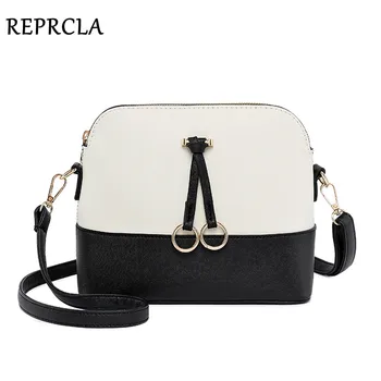 

REPRCLA Patchwork Crossbody Bags for Women Fashion Shoulder Bag Shell Women Messenger Bags Luxury Leather Handbag Designer