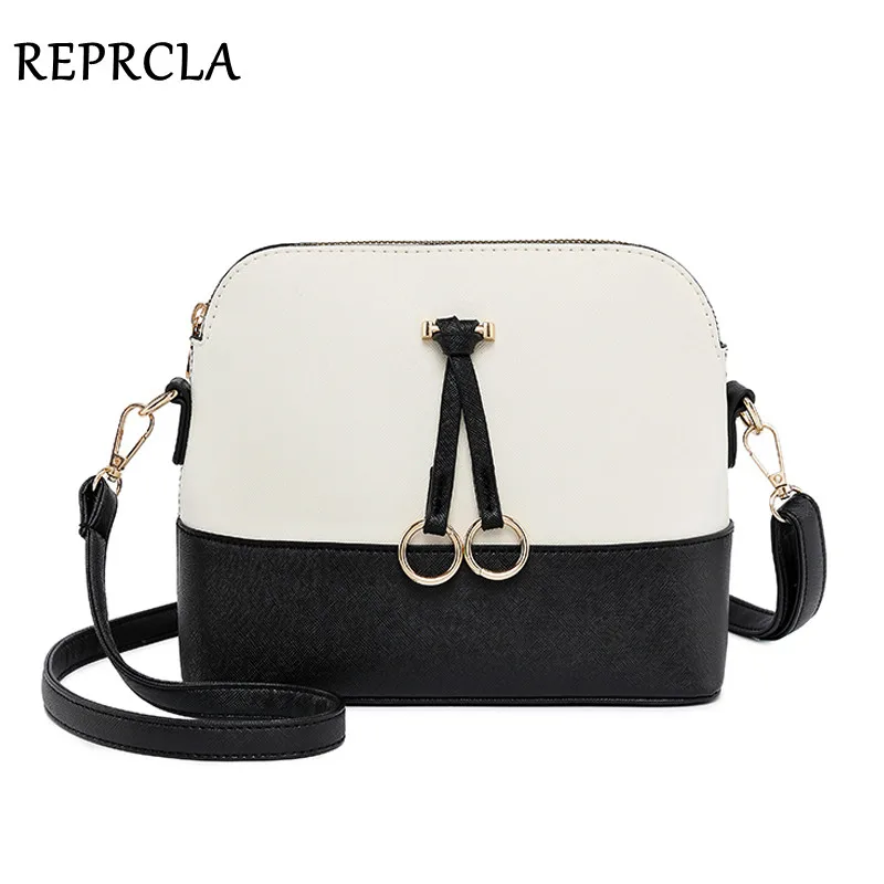 REPRCLA خليط Crossbody حقائب للنساء 2019 الأزياء حقيبة كتف قذيفة المرأة حقيبة ساع جلدية فاخرة حقيبة يد مصمم