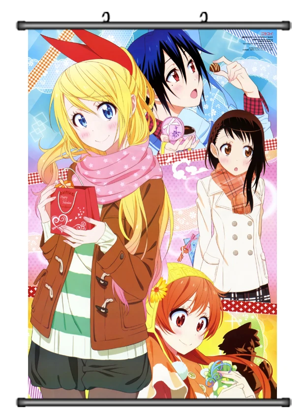 Японская декоративная картина аниме Nisekoi Kirisaki Chitoge & Onodera Kosaki Tsugumi Seishiro домашний