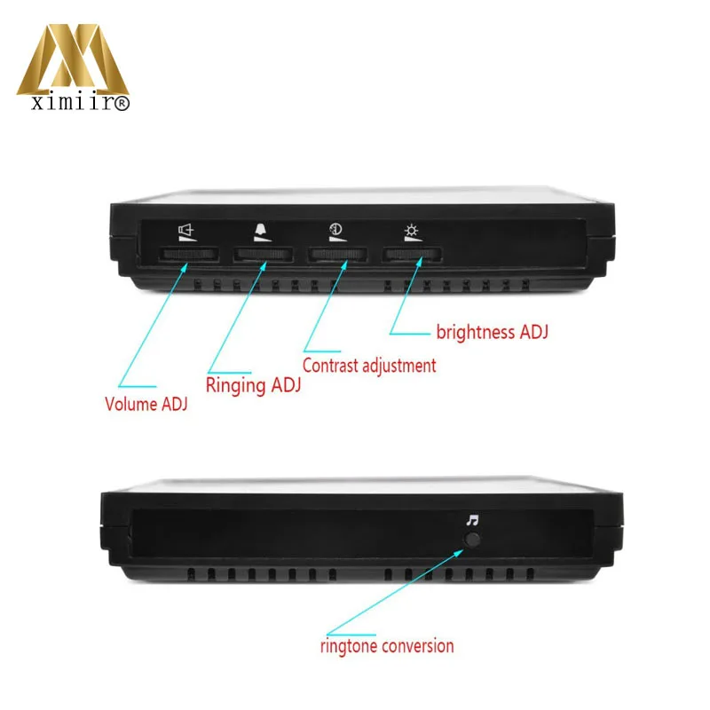 Видеодомофон один в один домофон с 125KH RFID card reader функция контроля доступа 806MJID11 монитор разблокировать управление