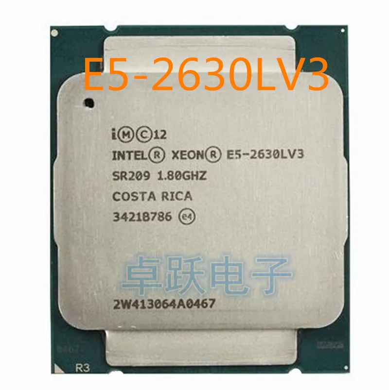 Intel Xeon OEM версия E5 2630LV3 Процессор 8 ядер 1,80 ГГц 20 МБ 22nm LGA2011-3 E5 2630L V3 процессор E5-2630LV3