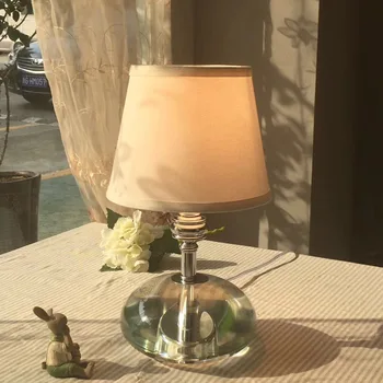 

Modern Crystal Lamp lighting bedroom bedside lamp luxury fashion crystal table lamp Abajur bedside hotel table lamp k9 Luxury