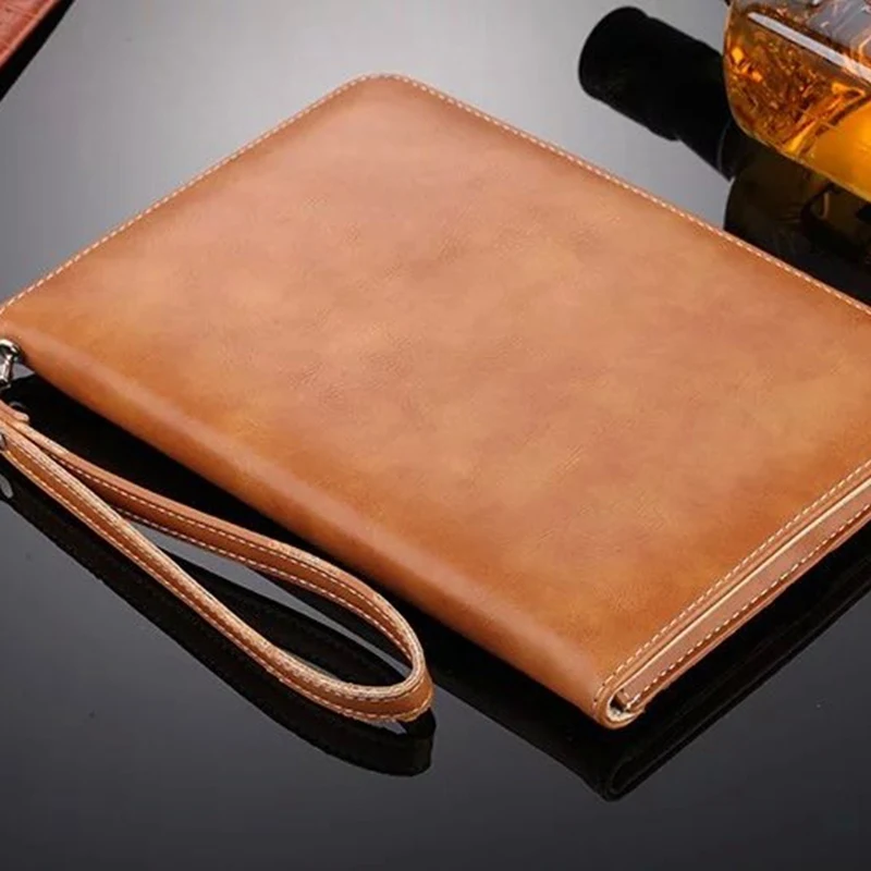 Мини 4 ретро портфель ручной ремень держатель кожаный чехол для Apple ipad Mini4 IV Авто Пробуждение/сна Смарт Стенд Флип сумки чехол