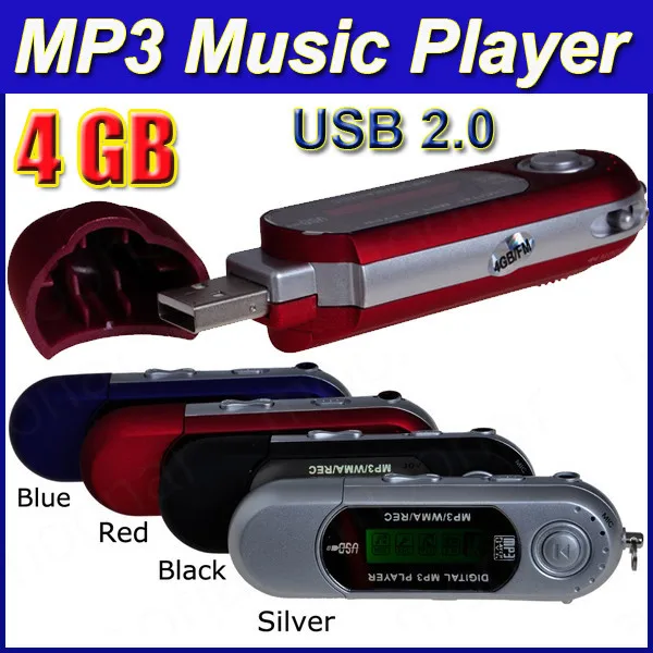 

2019 4GB 8G Memory 1.1" Led Screen USB 2.0 All in One MP3 Music Player with FM Radio voice Recorder Ebook MP3