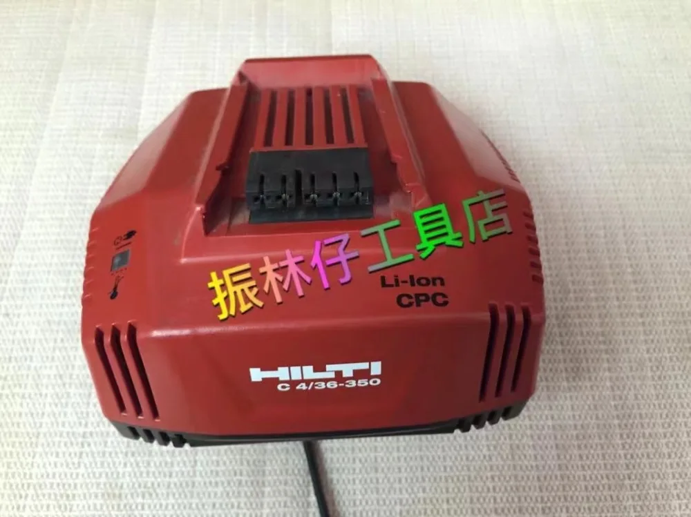 

HILTI C4/36 350 lithium battery 220V charger, 14.4v-36v. (original, used products)