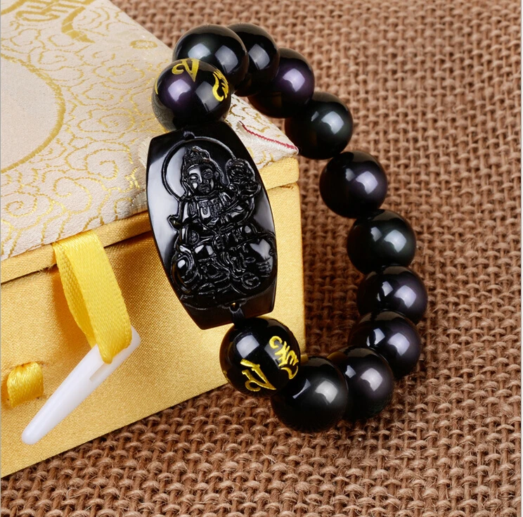 Prix pour 10 MM de Haute Qualité Natural Black Obsidian Sculpté Bouddha Chanceux Amulette Perles Rondes Bracelet Pour Femmes Hommes Bracelet Bijoux De Mode Prix pour 10 MM de Haute Qualité Natural Black Obsidian Sculpté Bouddha Chanceux Amulette Perles Rondes Bracelet Pour Femmes Hommes Bracelet Bijoux De Mode