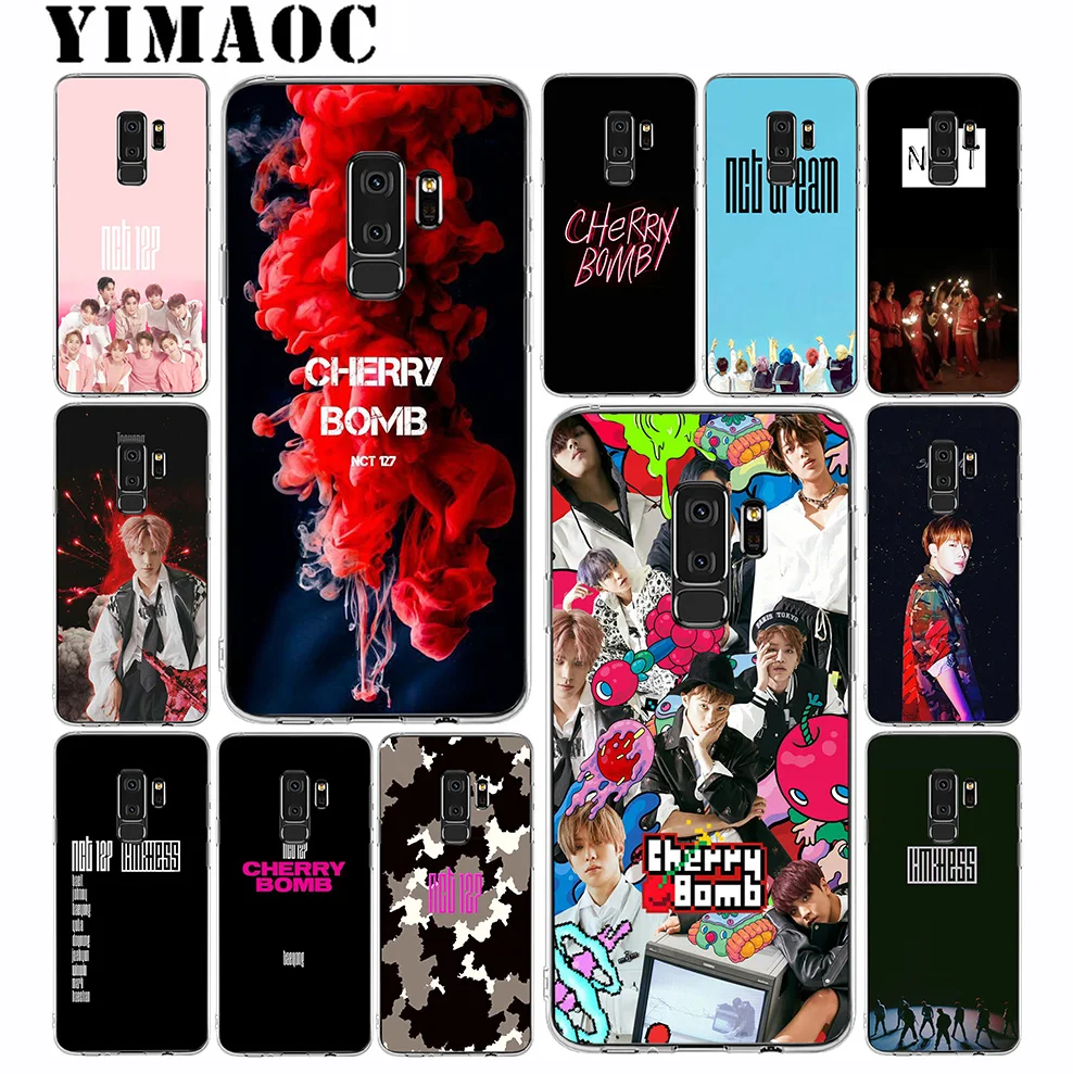 

YIMAOC NCT 127 K pop Soft Silicone Case for Samsung Galaxy S10 S10E S9 S8 Plus S7 S6 Edge & Note 9 8 Soft Cover