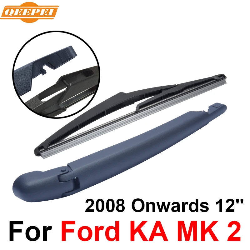 QEEPEI Rear Windscreen Wiper and Arm For Ford KA MK 2 2008 Onwards 12