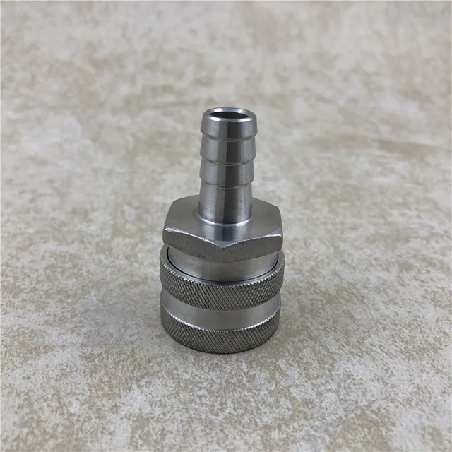 Stainless Steel Quick Disconnect Set Male 1/2" Female NPT, Female 1/2