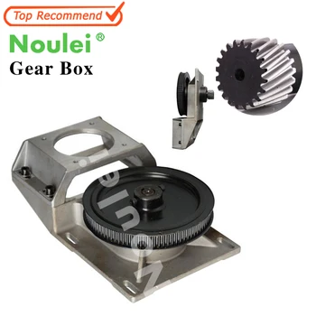 

Noulei Gear Box Gear bracket motor bracket 1 Terminals Rotary Speed Geared for belt pulley