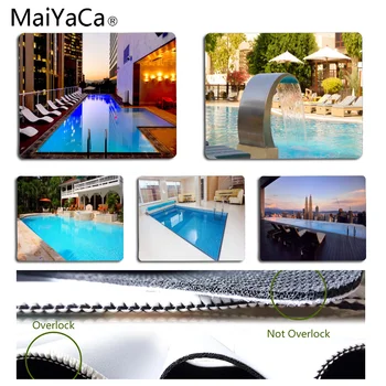 

MaiYaCa Swimming pool Durable Rubber Mouse Mat Pad Size for 25x29CM Speed Version Gaming Mousepads
