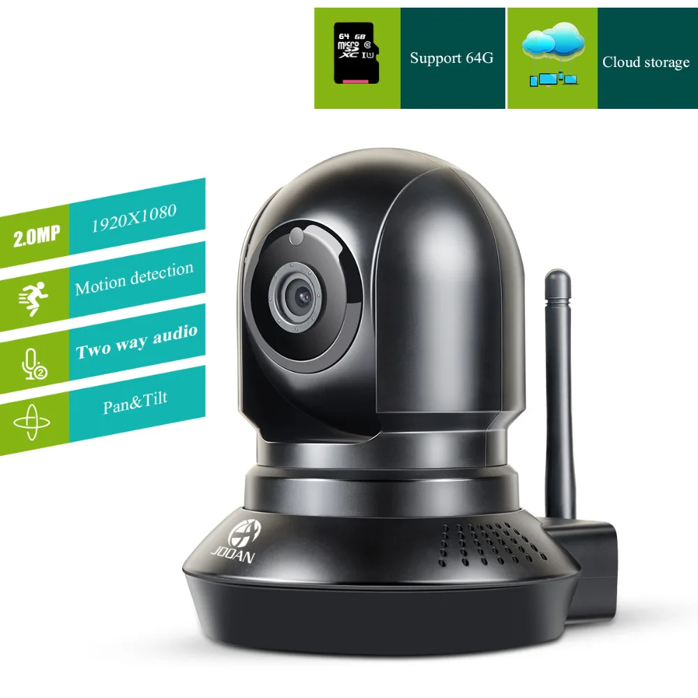 JOOAN C2C D Wireless IP Camera 1080P Network Security Camera Night Vision CCTV Camera With Two