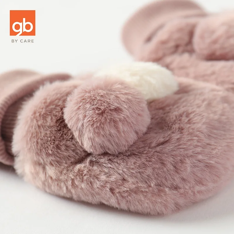 Goodbaby/теплые перчатки для детей вельветовые варежки мальчиков и девочек серые