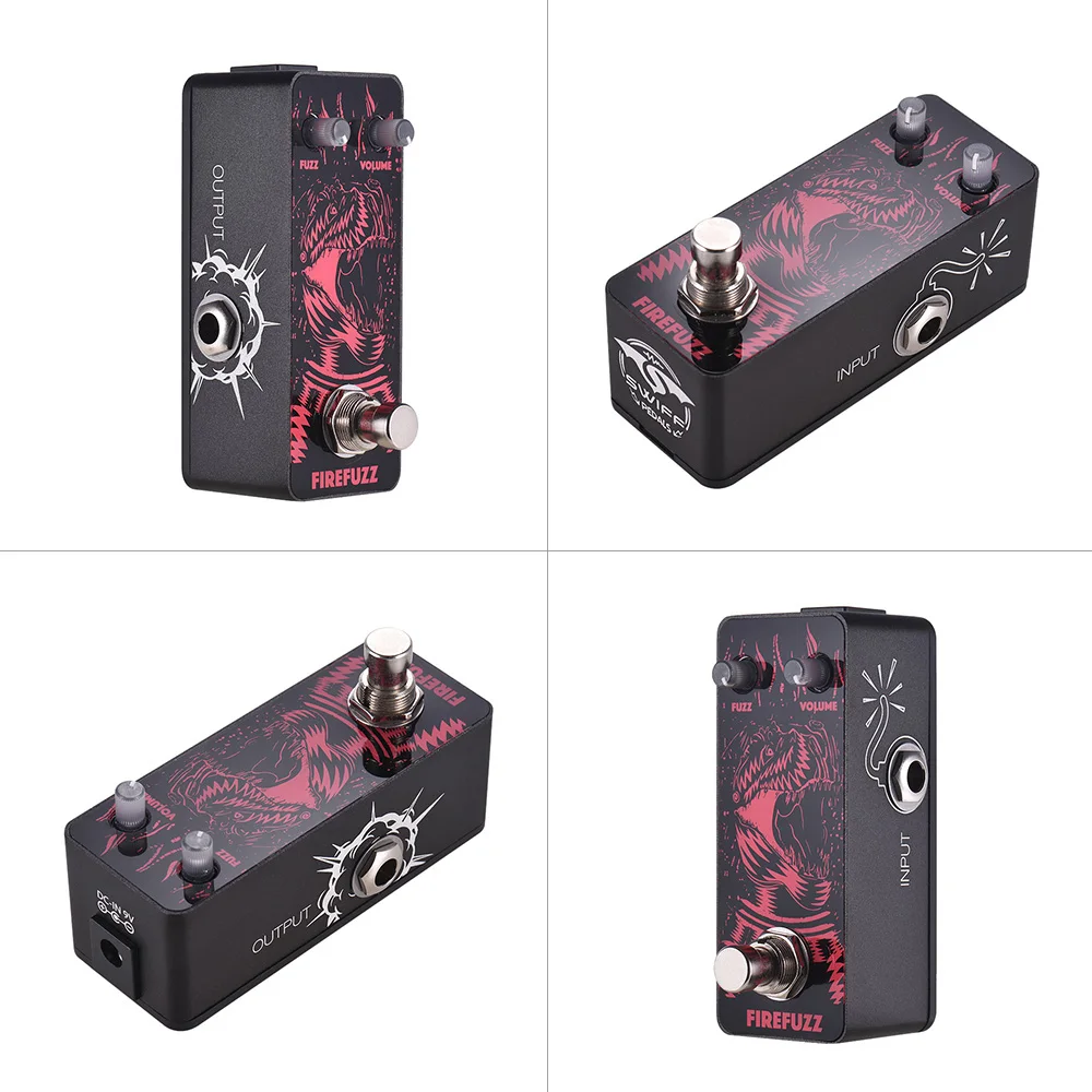 FLGT-SWIFF AP04 FIREFUZZ Guitar Effect Pedal Analog Fuzz Guitar Pedal True Bypass Metal Shell Guitar Parts & Accessories