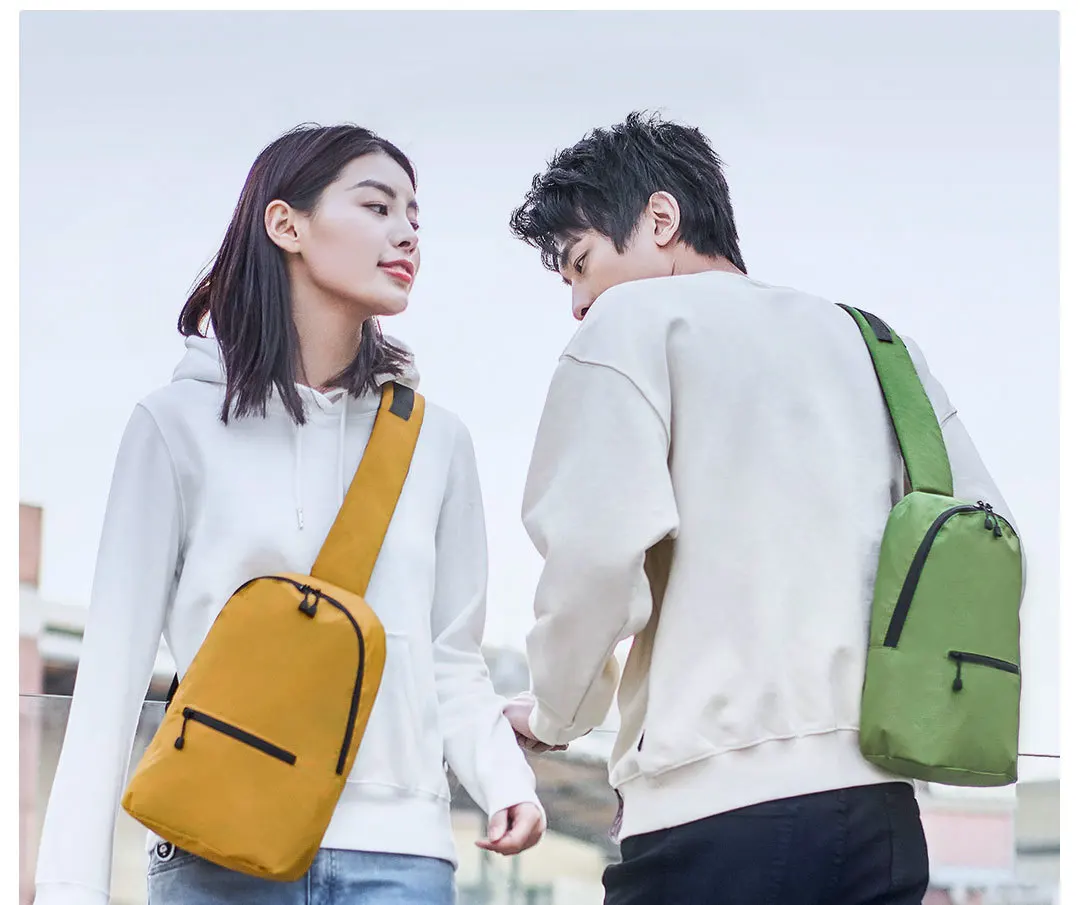 Xiaomi Zanjia легкий унисекс маленький рюкзак сумка через плечо нейлоновый материал супер большая емкость эффективно сопротивляется ежедневному дождю