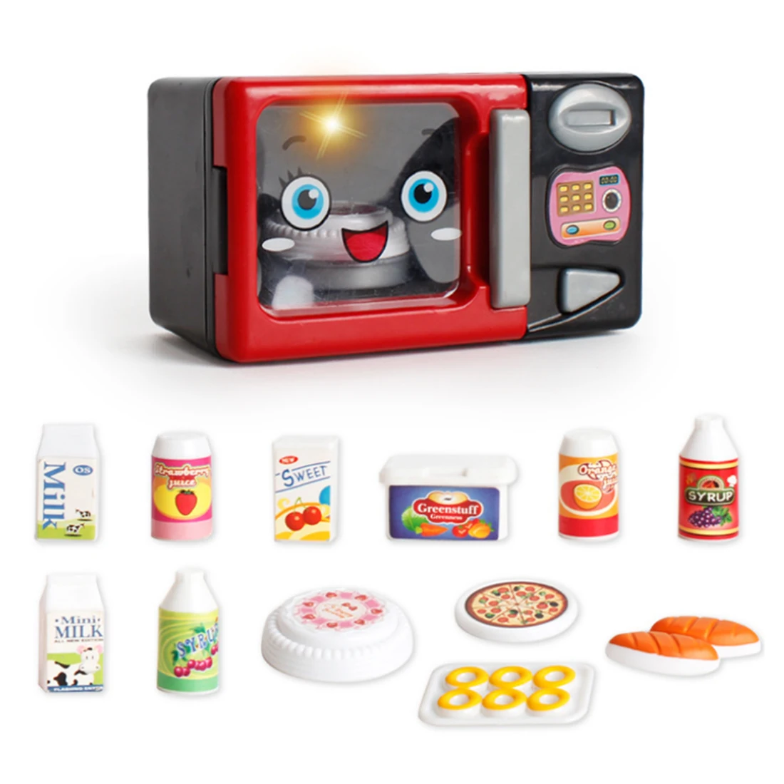 

Rowsfire 7 Types New Hot Children Kitchen Pretend Play Toy Household Simulation Appliances Support Kid Learning Skills Kits