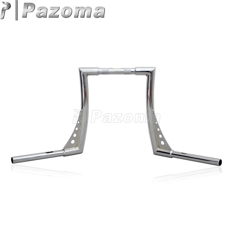 PAZOMA хром на заказ 30-1/" широкий руль 12" подъемная ручка для FLST FXST Sportster XL