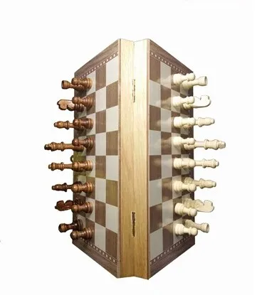 Шьет набор шахмат 30*30 см деревянные складные шахматы шашки нарды Комбинированная игра