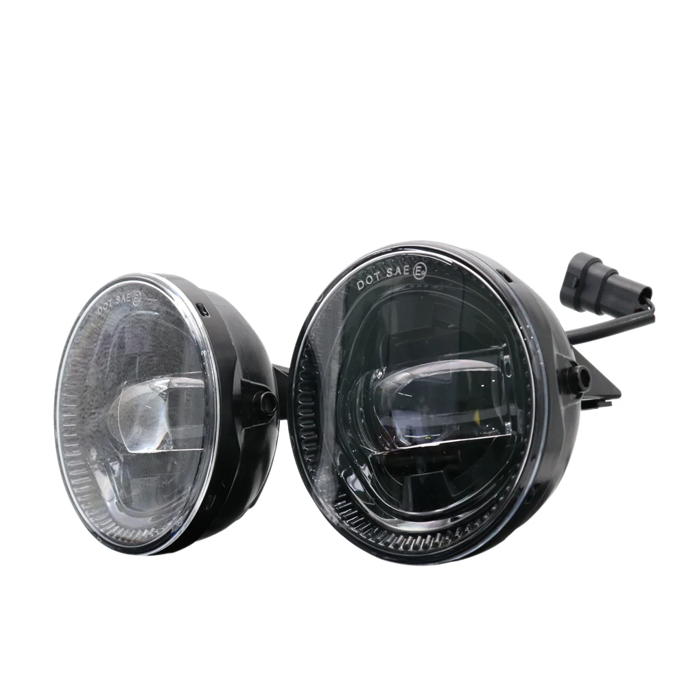 For Ford F150 2007-2014 Black Car Styling Front LED Fog Lights High Brightness Fog Lamps 1 Set (11)