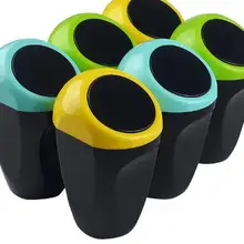 Новая Автомобильная мусорная банка Автомобильная корзина для мусора мусорный ящик для мусора держатель для мусора автомобильный Стайлинг