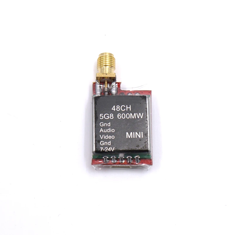 

TS5828 Micro 5.8G 600mW 48CH Mini FPV Transmitter For RC Multicopter