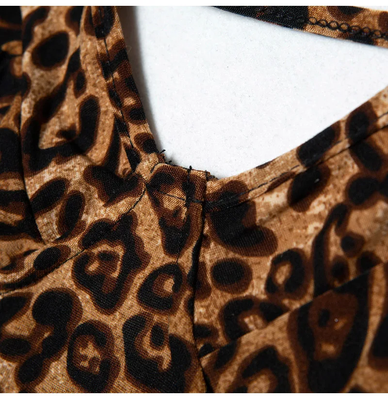 Women's Sexy Lingerie Bodysuits Leopard Print Nightwear Underwear Sexy Hot G-string Erotic Deep V Neck Babydoll (3)