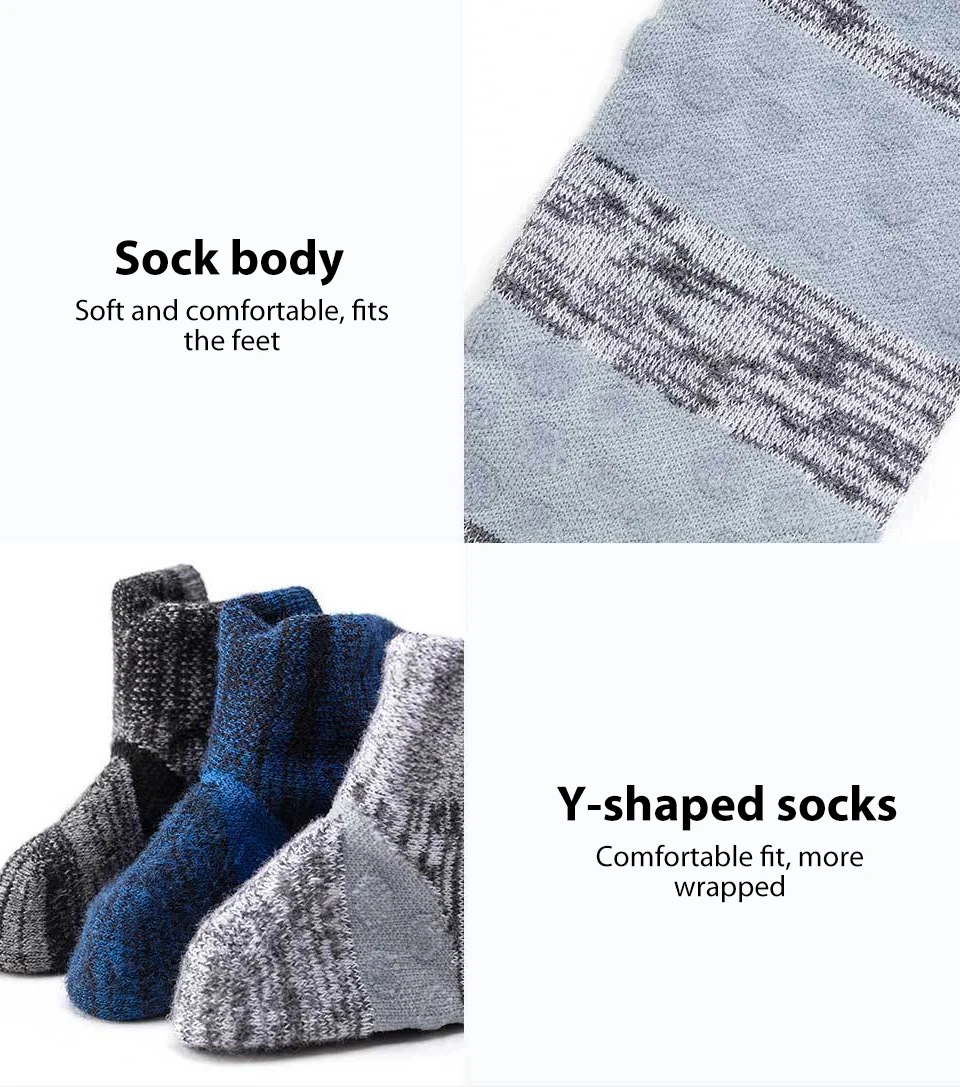3 Pairs of Xiaomi Mijia 90 Points Massage Socks Comfortable Skin-friendly Non-slip Wear-resistant Men's Sports Massage Socks (13)