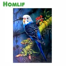 5d diy пользовательские алмазная живопись набор для картин из алмазов eigen foto лес попугай полный квадратный стежок Алмазная вышивка мозаика