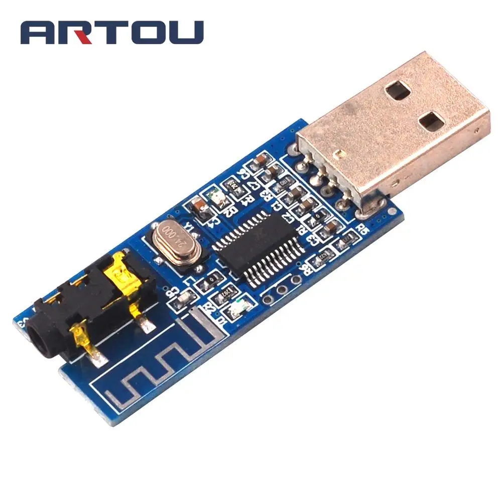 USB Bluetooth 4 0 аудио приемник беспроводной модуль голосовой плеер со светодиодной