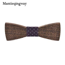 В английском стиле взрослого дерева бабочкой для мужчин деревянный узкие Bowknots Gravatas тонкий галстук полиэстер Воротник связей