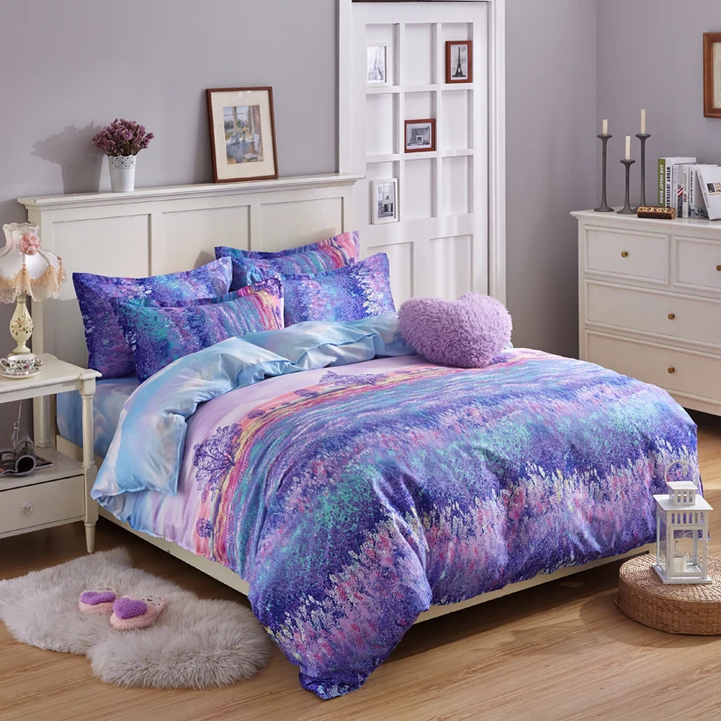 Romantic designer Purple bedding set 