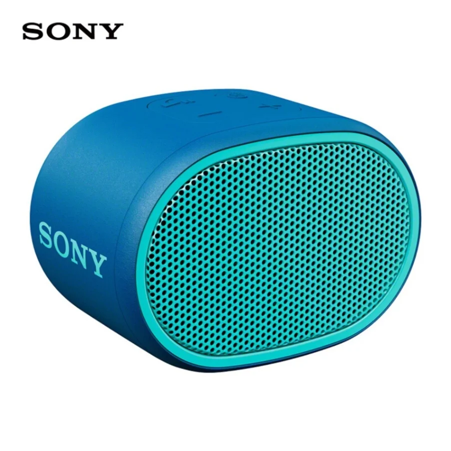 Sony SRS-XB01 Мини Bluetooth динамик портативный беспроводной динамик s caixa de som водонепроницаемый IPX5 Громкая связь 3,5 мм порт - Цвет: Синий