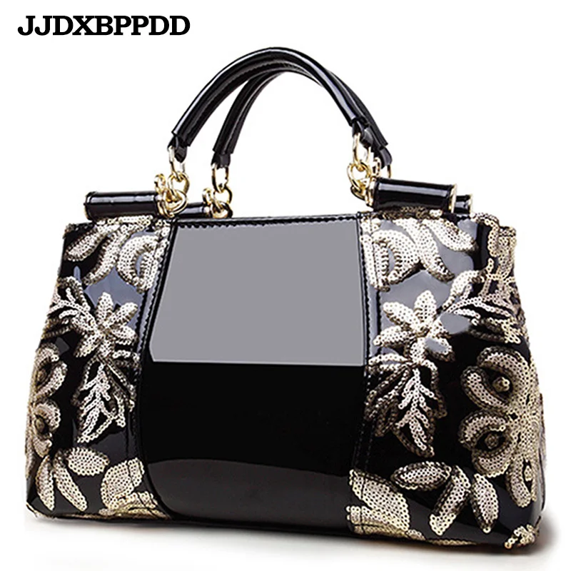 Women Bags Shoulder Handbags Large Capacity Women's Handbags Shoulder Messenger bags Floral Luxury Genuine Leather Bag