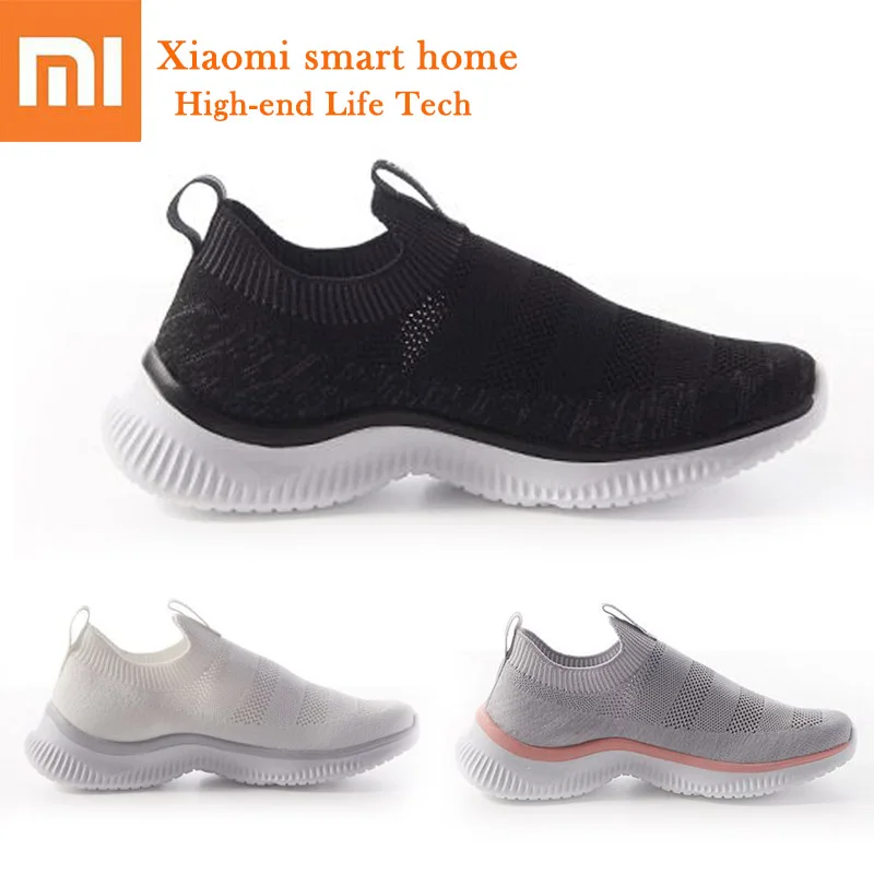 

Xiaomi ULEEMARK Lightweight Walking Shoes leisure Breathable Flying Woven Upper One-piece Sock Couple Casual Shoes Smart Home