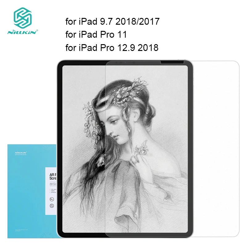

Nillkin Paper-like Screen Protector for iPad pro 12.9 2018 / Pro 11 Matte Paper Texture sketch Film for iPad 9.7 2017 2018