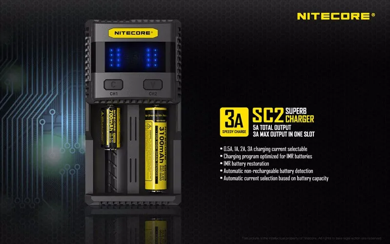 Nitecore SC2 3A Speedy charge Superb Charger (7)