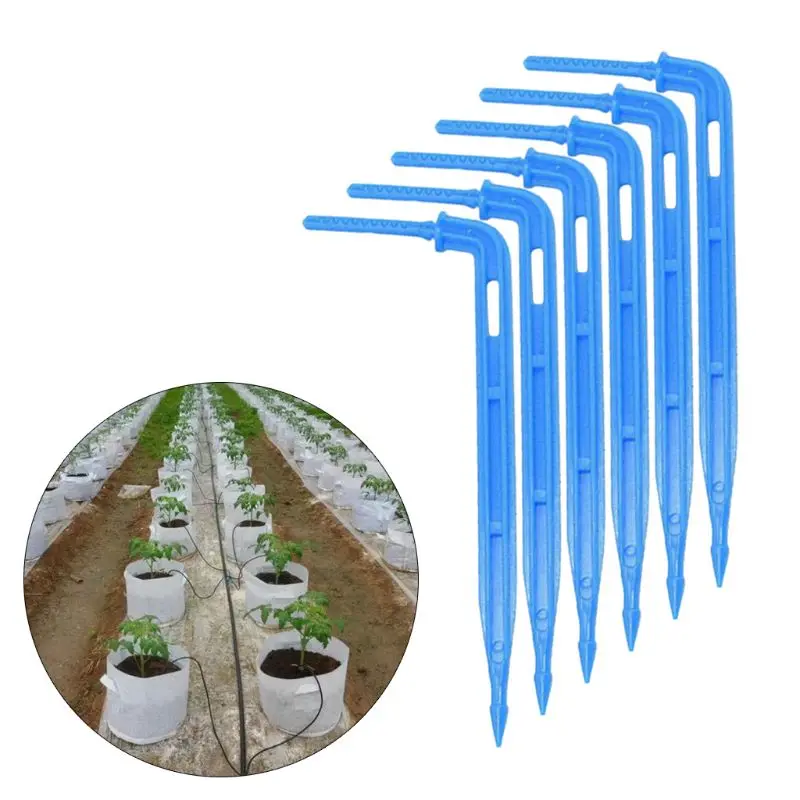 

20pcs Curved Arrow Dripper Drip Emitter 3/5 Hose Micro Drip Irrigation System Water Drop Garden Tools