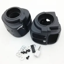 Aftermarket free shipping motorcycle parts Switch Housings Cover For Harley Davidson 2009 later Dyna Sportsters Softail V-Rod BK