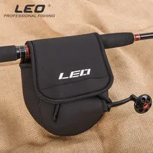 LEO черный спиннинговое колесо Рыболовная катушка Защитная мягкая крышка рыболовный колесный плот катушка хранилище для рыболовных снастей сумка