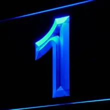 I870 номер один 1 первый Дисплей Декор неоновый свет знак вкл/выкл Swtich 20+ цвета 5 размеров