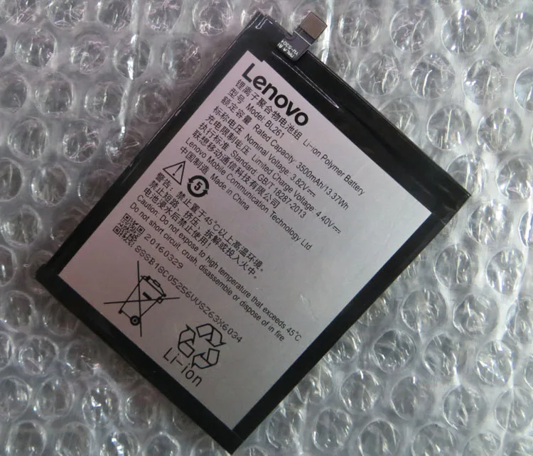 

3.8V batteries Rechargeable Li-ion Li-polymer Built-in lithium polymer battery for BL261 Lemon K5 Note K52t38 K52e78 3500mah