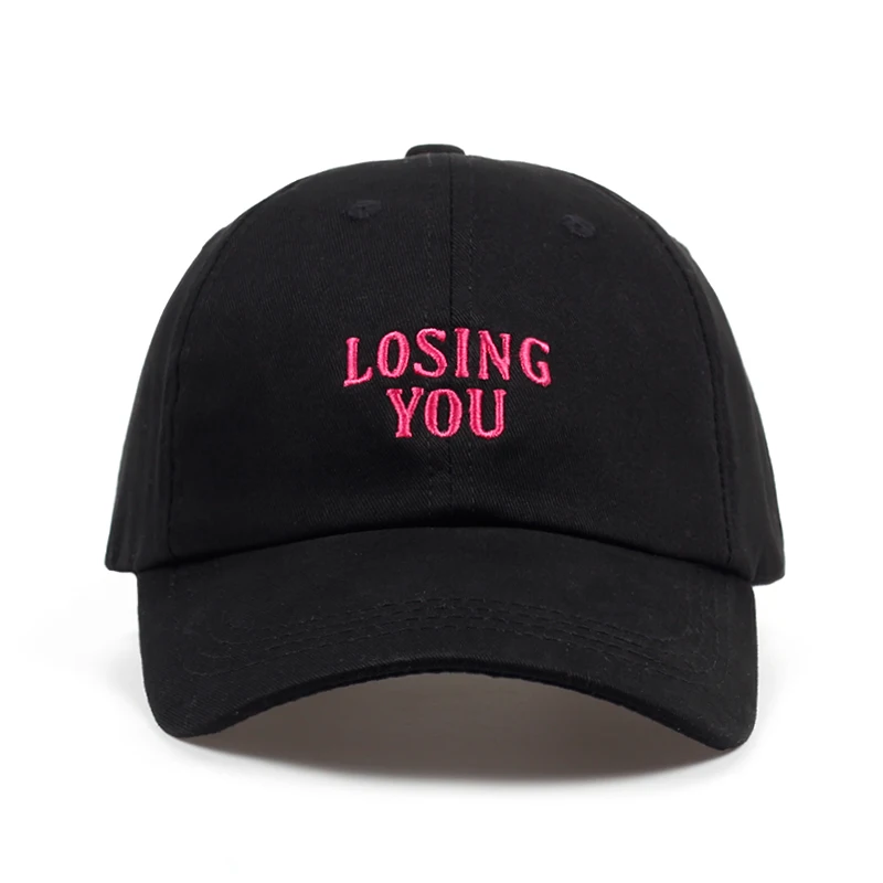 

VORON hot sale LOSING YOU embroidery baseball cap unisex fashion outdoor casual caps women men sports hats wholesale