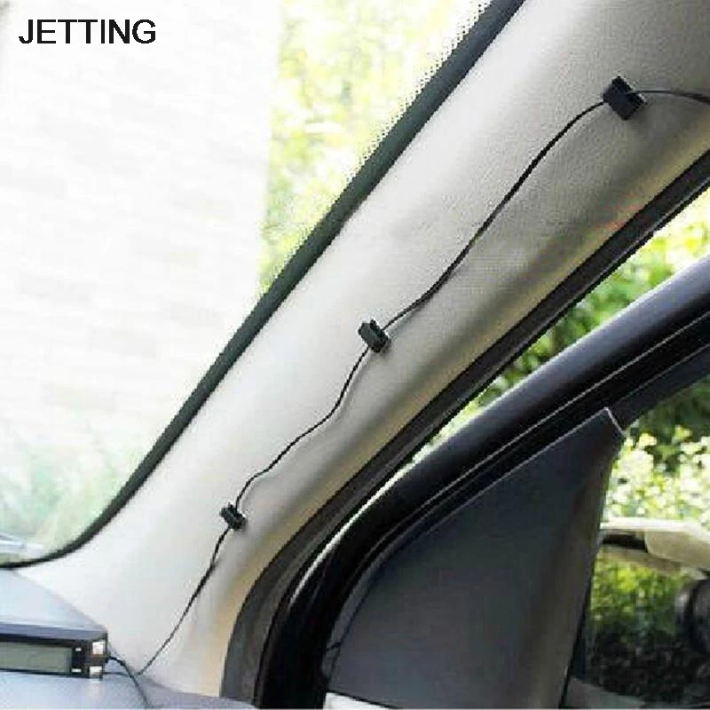 

10 Pcs Single Hole Cable Holder House Office Car Wire Cord Cable Flat Holder Tie Clips Fixer Organizer Drop Adhesive Clamp