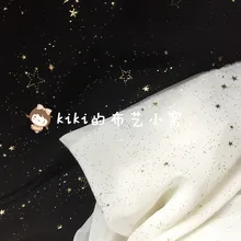 100*140 см пентаграмма звезда золочение Созвездие швейная ткань DIY ручной работы материал пэчворк для платья Лолиты занавески