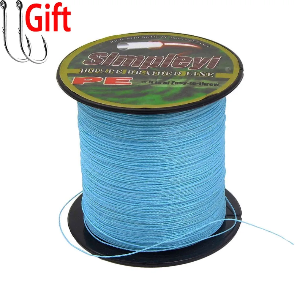 500m PE Braid Multifilament Fishing Line 4 Strand 6 100LB Rope Cord