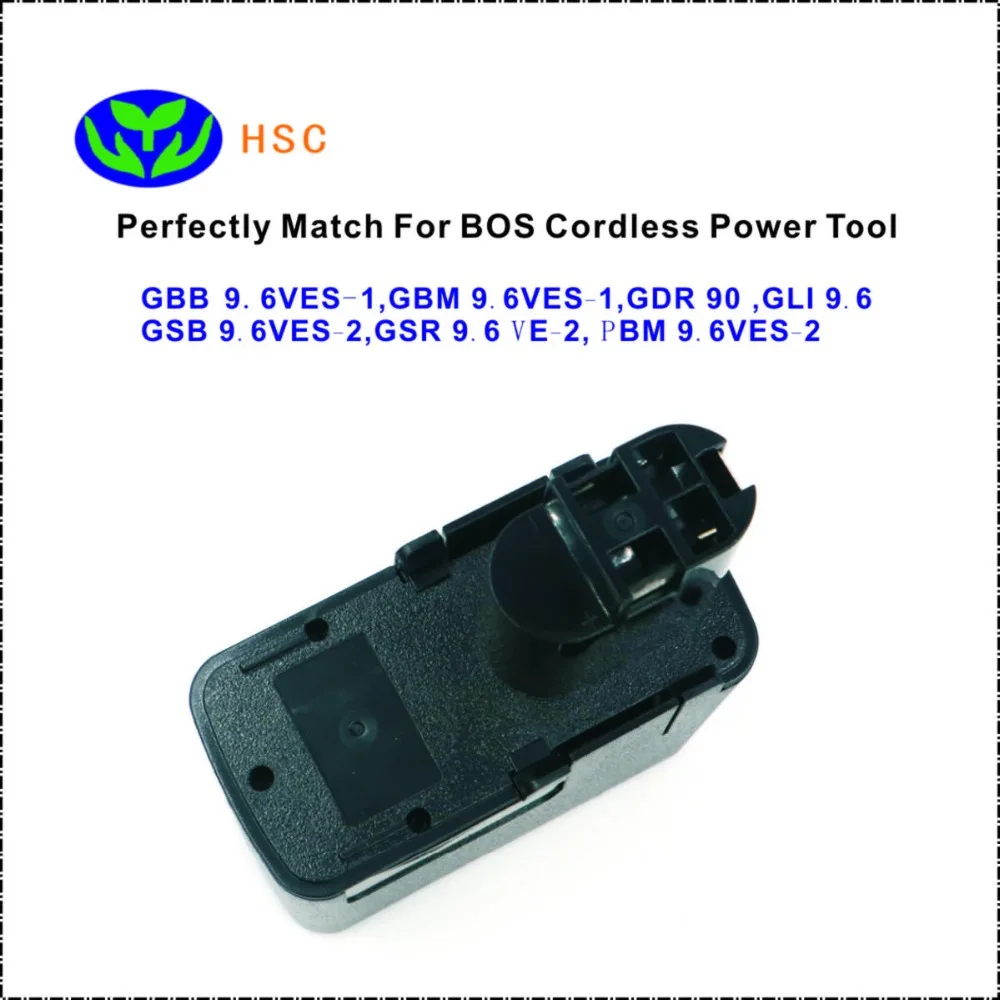 2 шт. 2000 мАч BOS9.6B батарея Pack 9,6 в замена BOS 2607335037 2607335072 2607335152 2607355230 BAT001 пакет батарея
