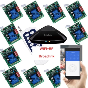 

Broadlink RM Pro+12 Receiver,iphone/android WIFI+RF,1 Channel 220V 30A Wireless Remote Control Switch Smart Home System